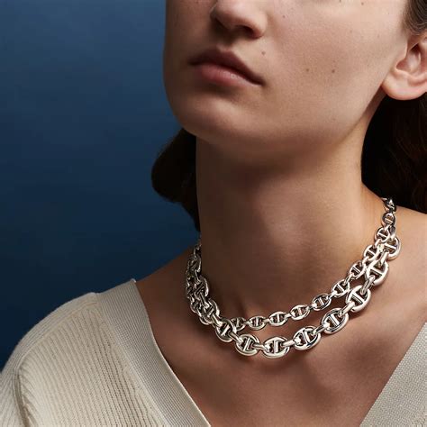 collier hermes chaine d'ancre petit modele|Collier Chaîne d'Ancre Enchaînée, petit modèle.